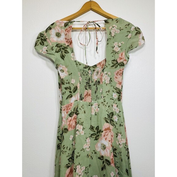 Reformation Amaryllis Dress Maxi Floral Dress Beach Dress Vacation Wear Size 4 - Picture 9 of 13